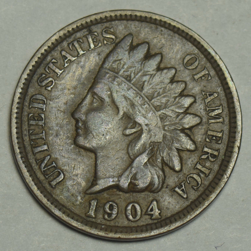 1904 Indian Cent Very Fine