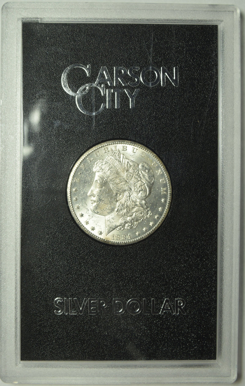 1884-CC Morgan Dollar . . . . GSA Case Choice BU