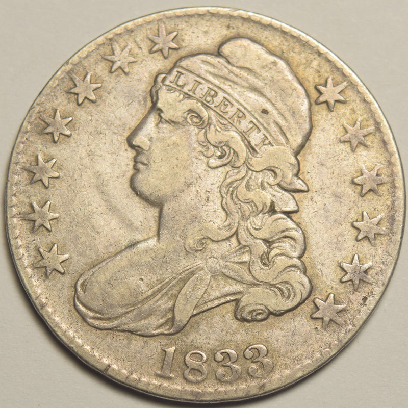 1833 Bust Half Extremely Fine