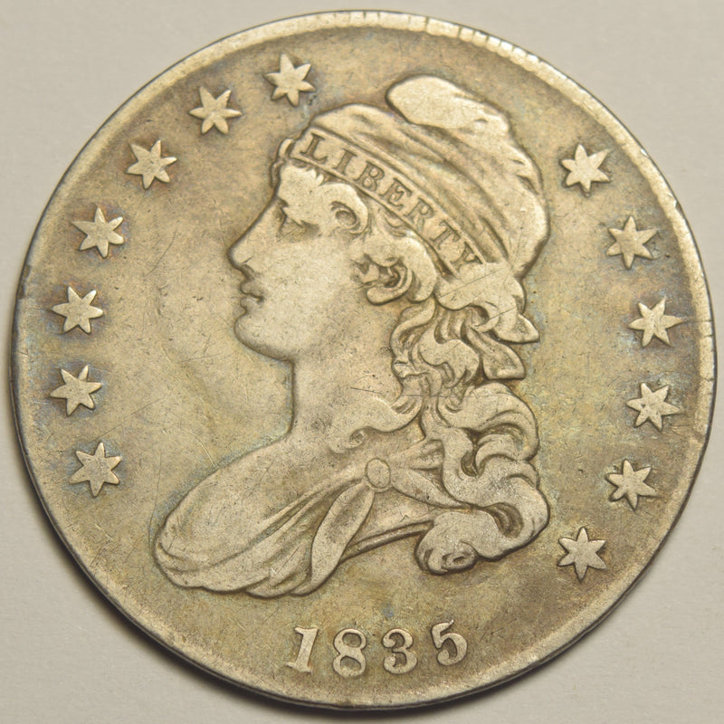 1835 Bust Half . . . . VF/XF