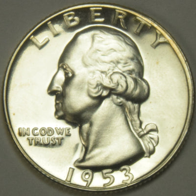 1953 Washington Quarter Superb Brilliant Proof