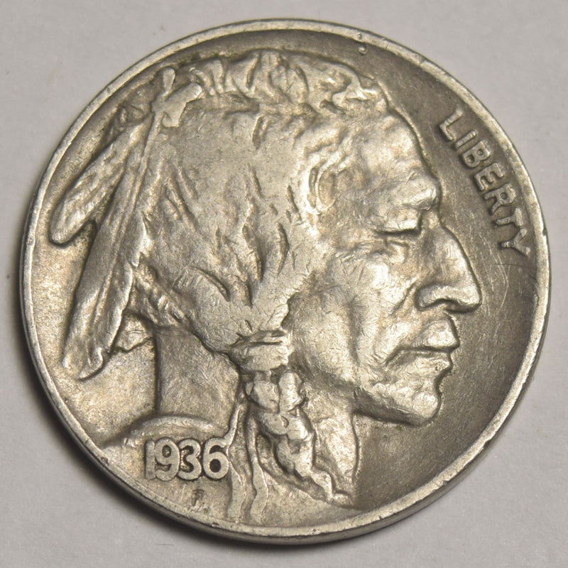 1936 Buffalo Nickel Choice About Uncirculated