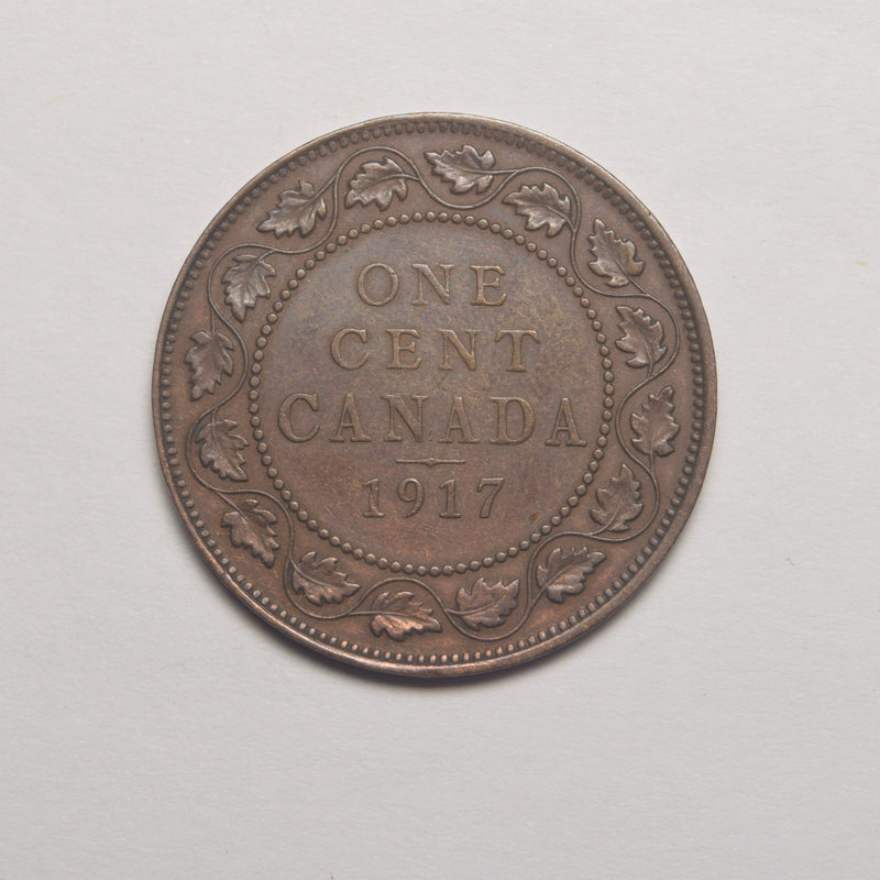 1917 Canadian Cent Choice About Uncirculated