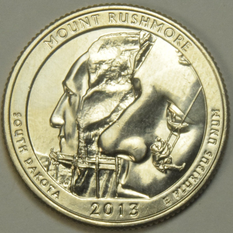 2013-S Mt Rushmore Quarter Gem Brilliant Uncirculated