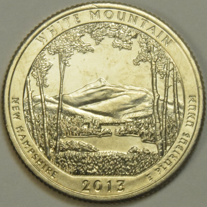 2013-S White Mountain, NH Quarter . . . . Gem Brilliant Uncirculated