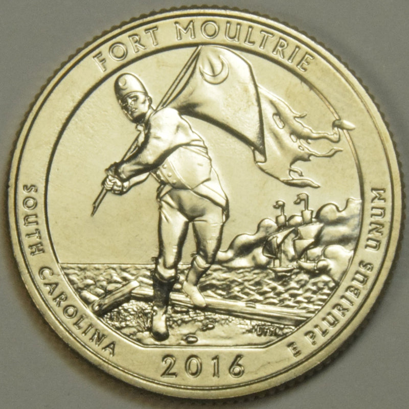 2016-S Ft Moultrie, SC Quarter . . . . Gem Brilliant Uncirculated