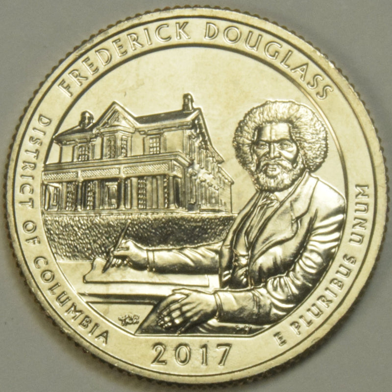 2017-S Frederick Douglas, DC Quarter . . . . Gem Brilliant Uncirculated