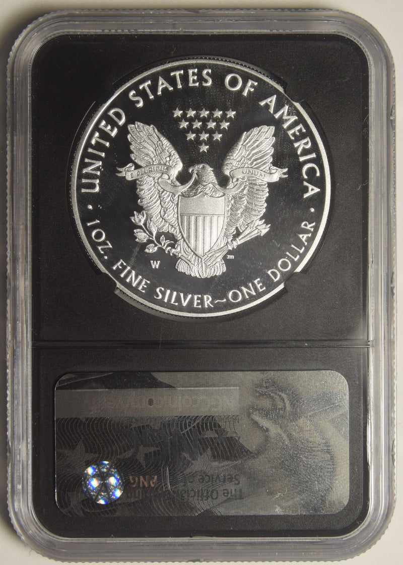 2017-W Silver Eagle . . . . NGC PF-70 Ultra Cameo Early Releases Retro Black Holder