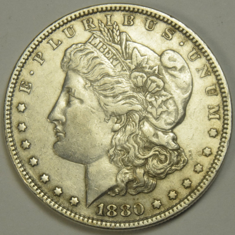 1880 Morgan Dollar Choice About Uncirculated