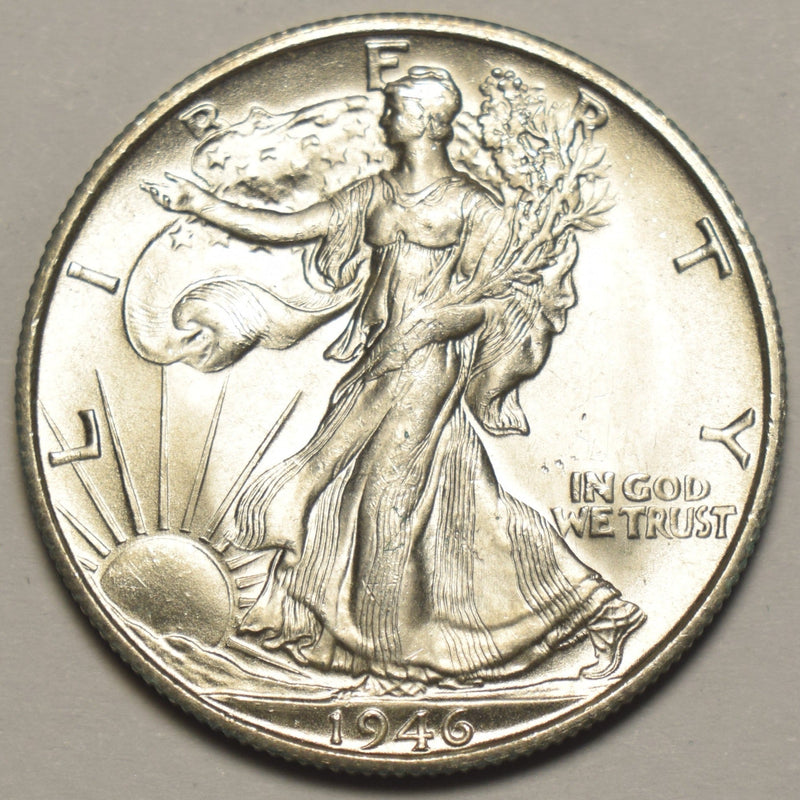 1946-S Walking Liberty Half Gem Brilliant Uncirculated