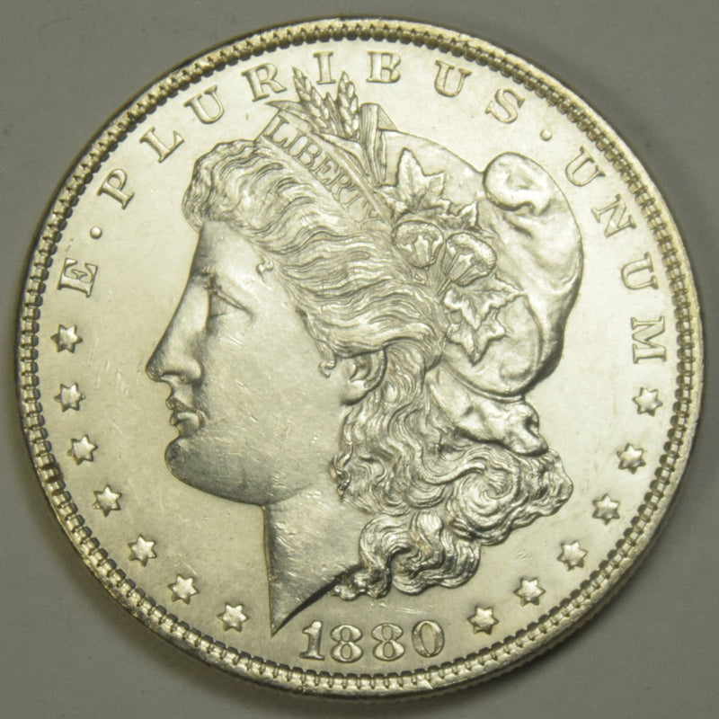 1880 Morgan Dollar . . . . Choice BU Semi-Prooflike