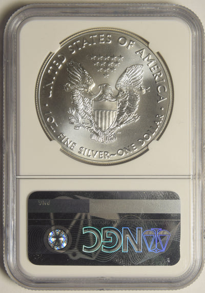 2018(W) Silver Eagle . . . . NGC MS-70 Early Releases Struck at West Point Mint