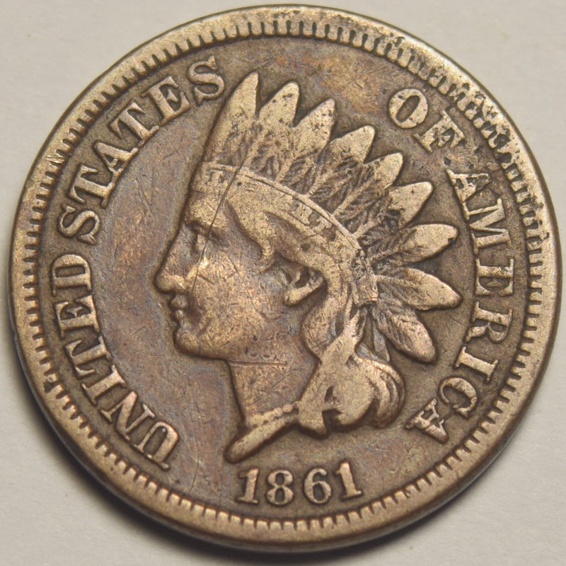 1861 Copper-Nickel Indian Cent Select Brilliant Uncirculated