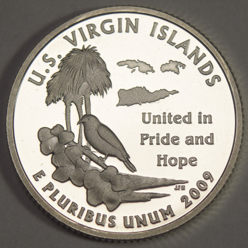 2009-S Virgin Islands Quarter . . . . Superb Brilliant Proof