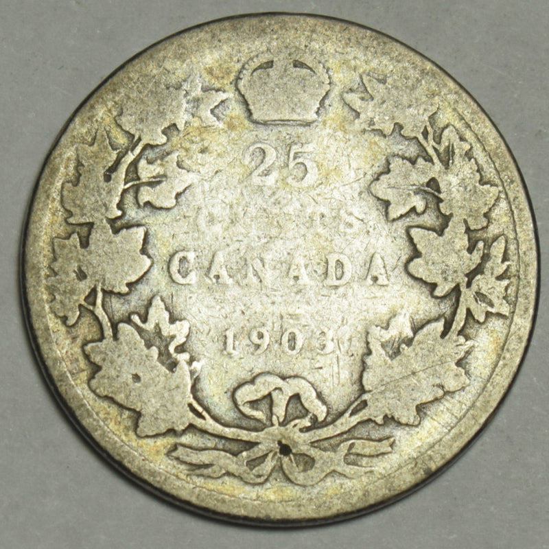 1903 Canadian Quarter Good