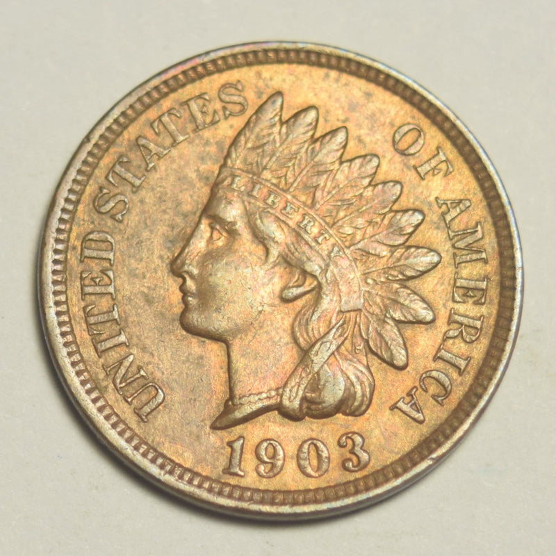 1903 Indian Cent Select BU Red/Brown