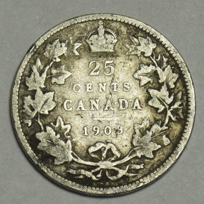 1903 Canadian Quarter Fine