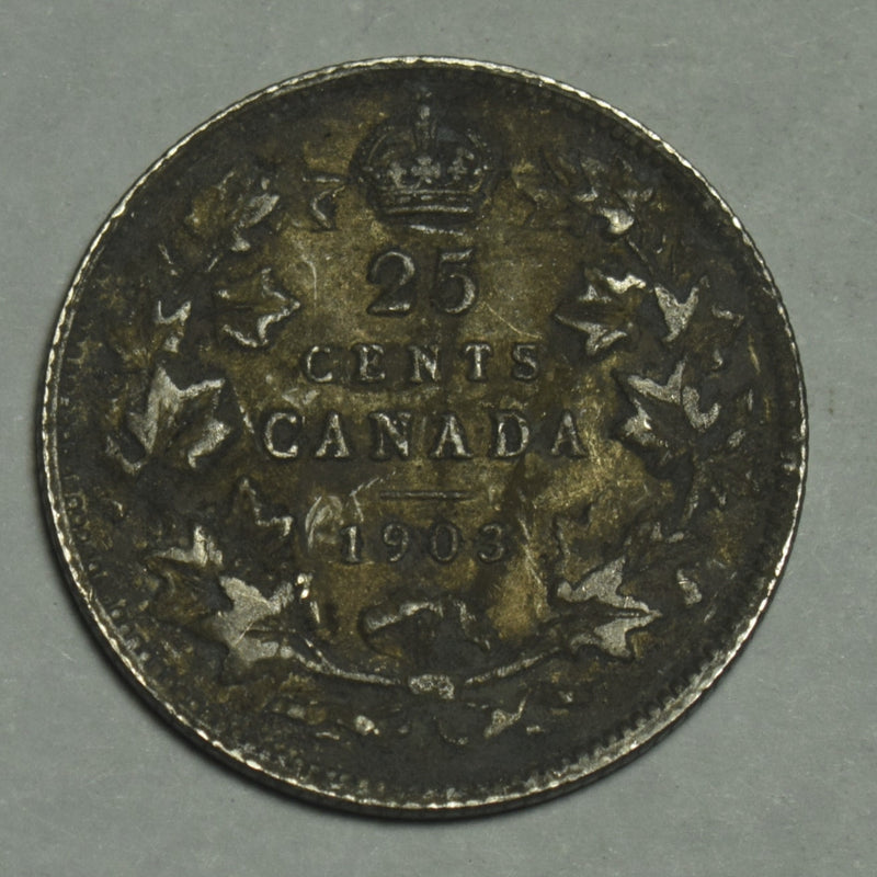 1903 Canadian Quarter Extremely Fine