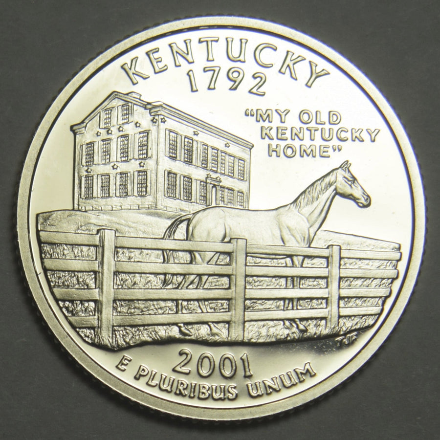 2001-S New York State Quarter Superb Brilliant Proof Silver