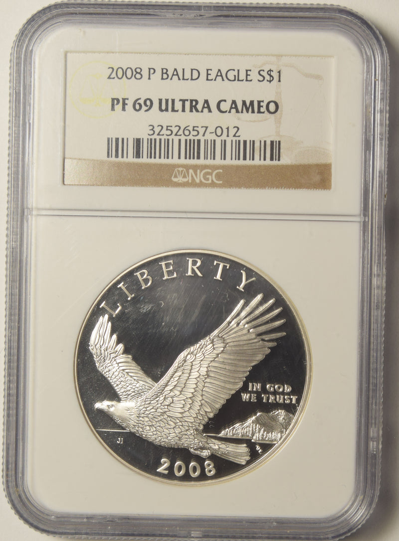 2008-P Bald Eagle Dollar . . . . NGC PF-69 Ultra Cameo