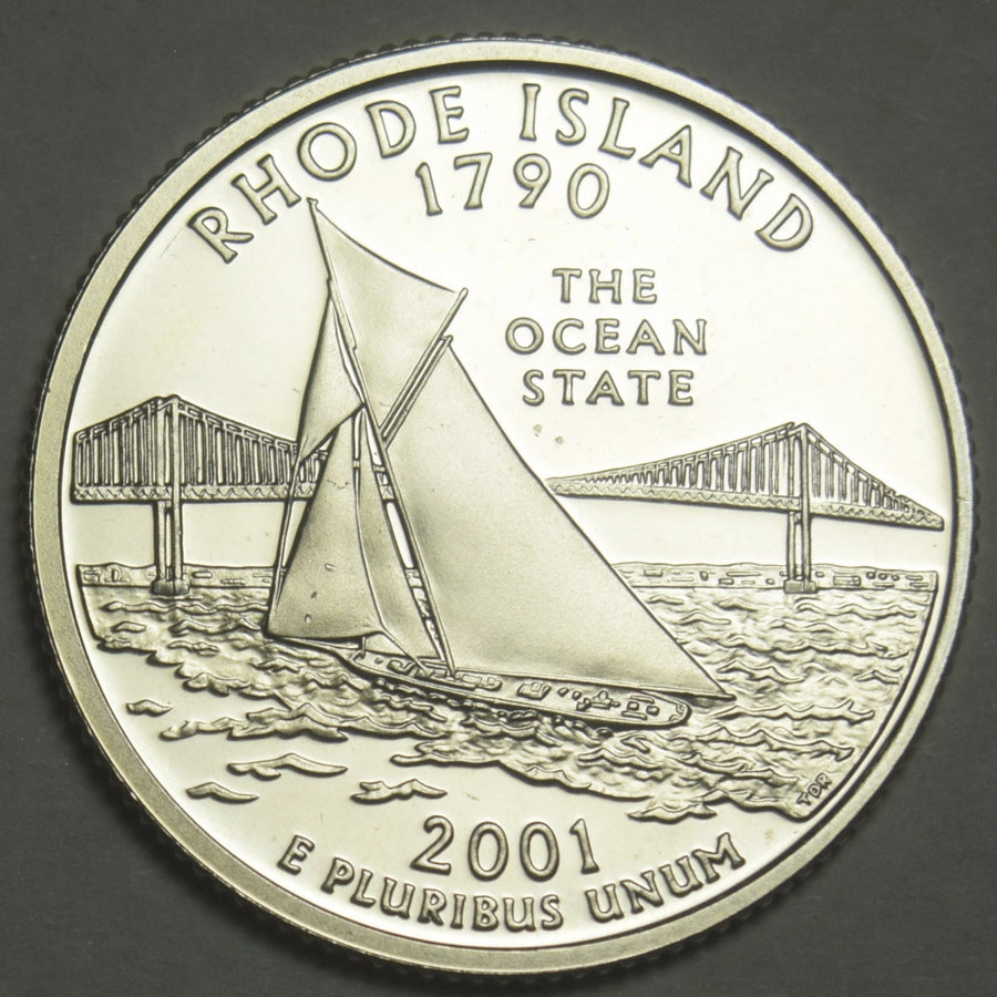 2001-S New York State Quarter Superb Brilliant Proof Silver