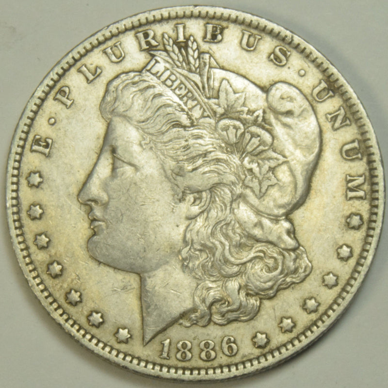 1886-O Morgan Dollar . . . . Choice About Uncirculated