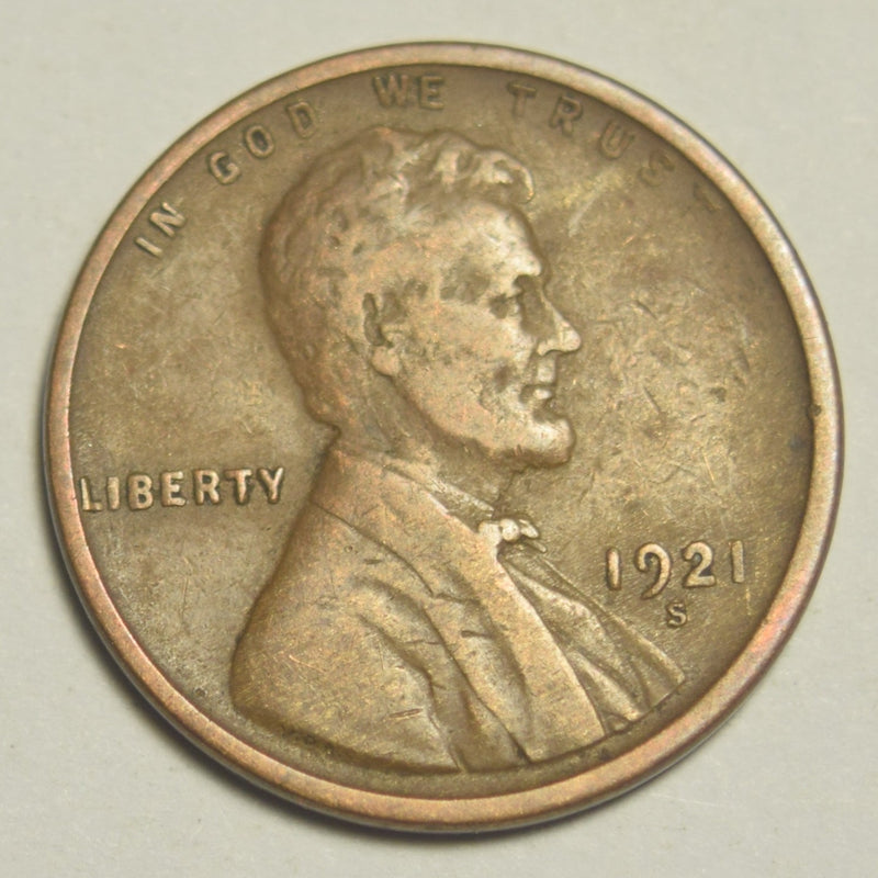 1921-S Lincoln Cent Extremely Fine