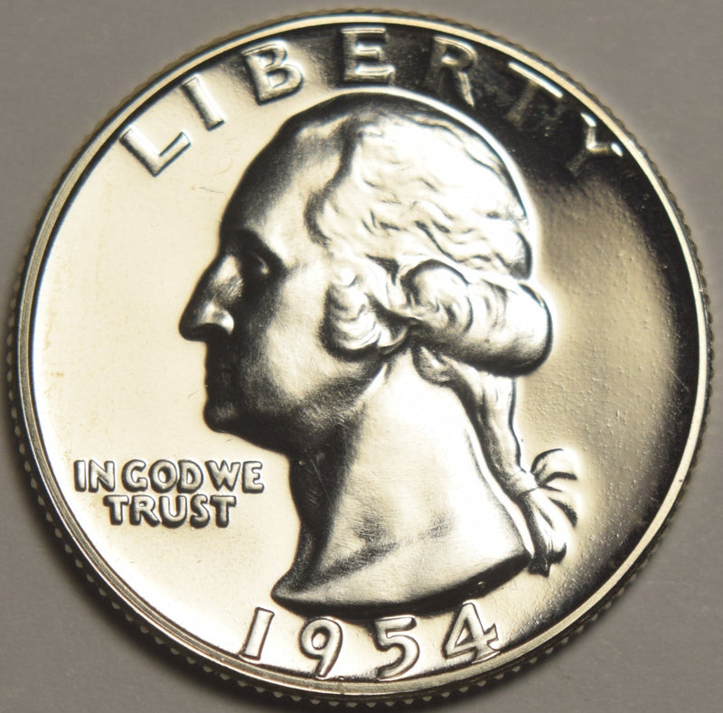 1954 Washington Quarter Superb Brilliant Proof