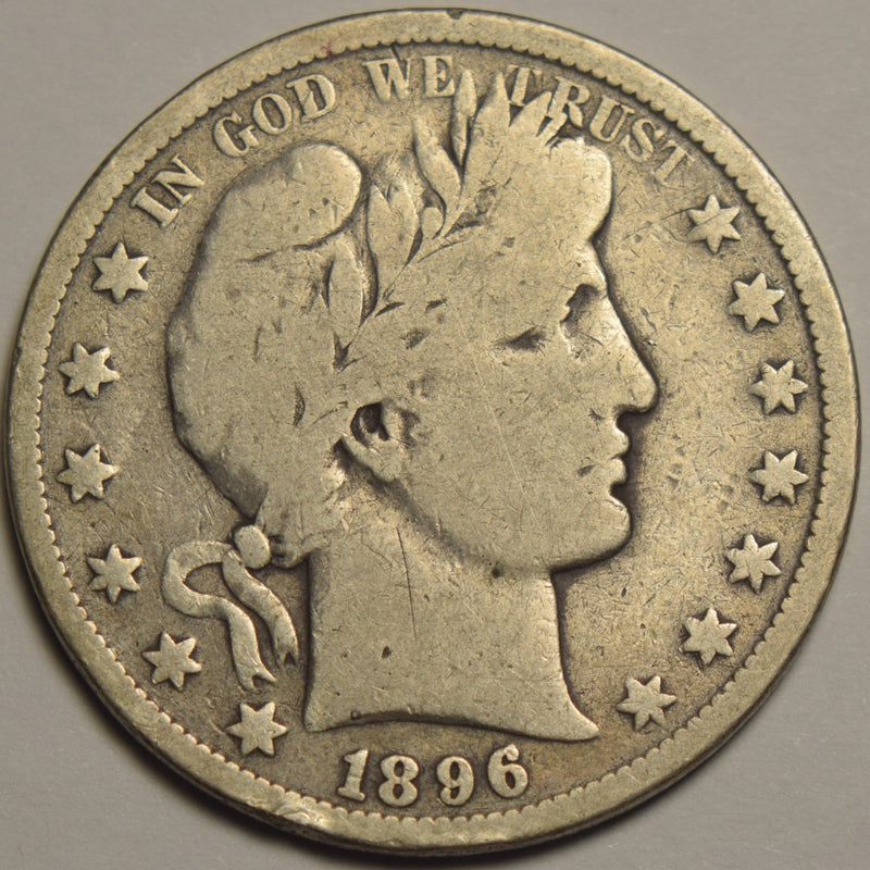 1896-O Barber Half . . . . Very Good