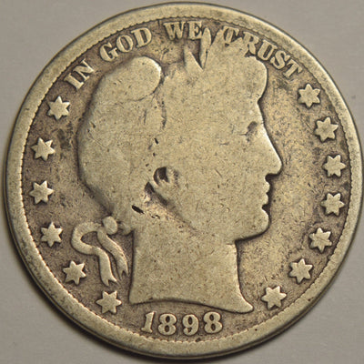 1898 Barber Half Good