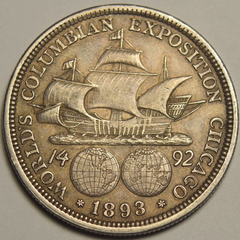 Columbian Half 1893 . . . . Choice About Uncirculated