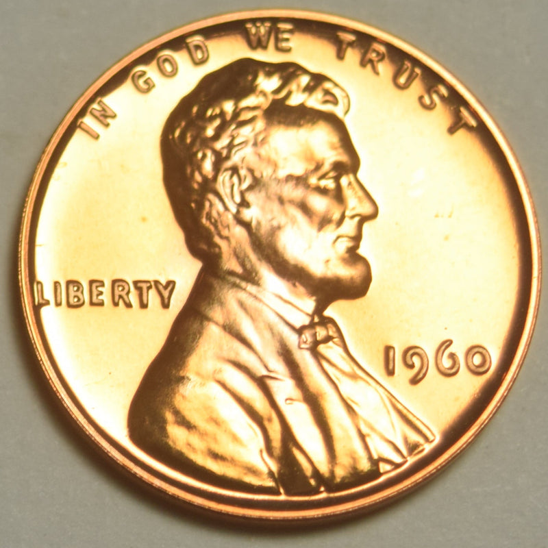 1960 Small Date Lincoln Cent Superb Brilliant Proof Red