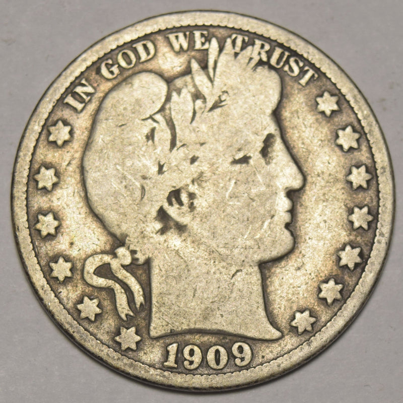 1909 Barber Half . . . . Very Good