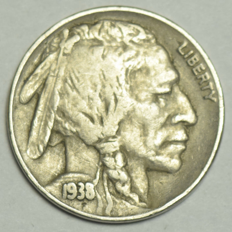 1938-D Buffalo Nickel VF/XF