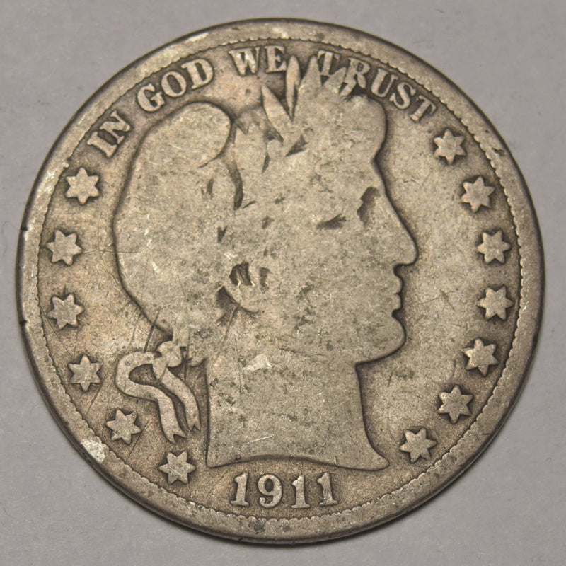 1911-D Barber Half Good