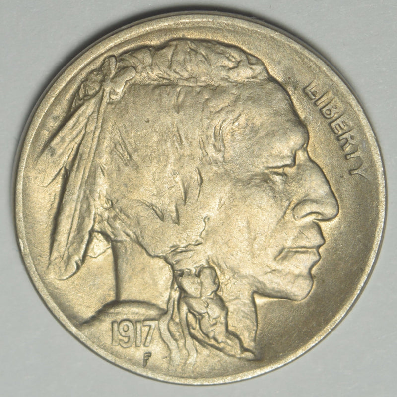 1917-D Buffalo Nickel Choice About Uncirculated