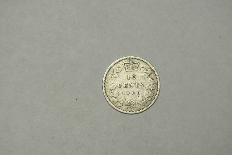 1900 Canadian 10 Cents Very Fine