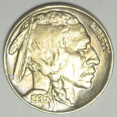 1936-S Buffalo Nickel Choice About Uncirculated