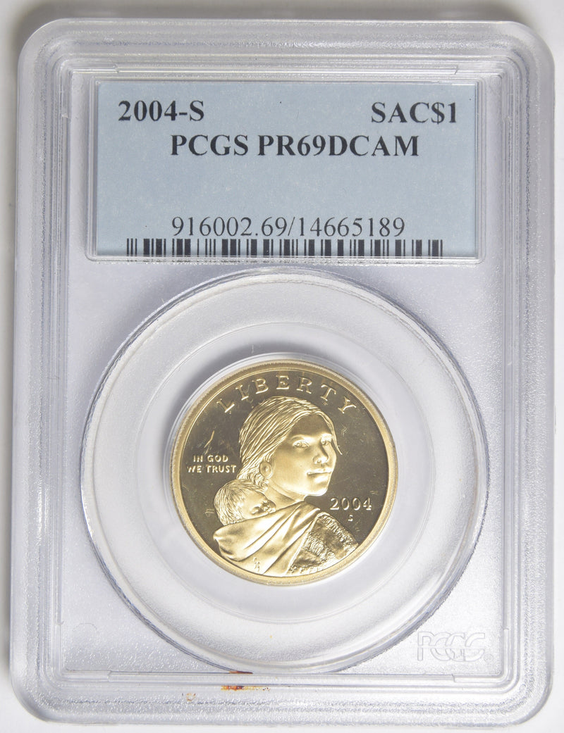 2004-S Sacagawea Dollar PCGS PR-69 Deep Cameo