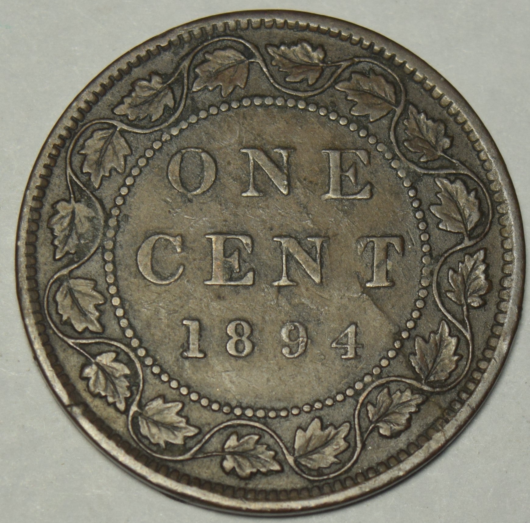 1894 Canadian Cent Extremely Fine – Mount Vernon Coin