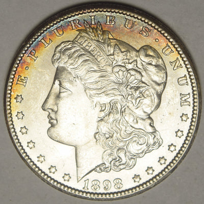 1898-O Morgan Dollar Choice BU Color!