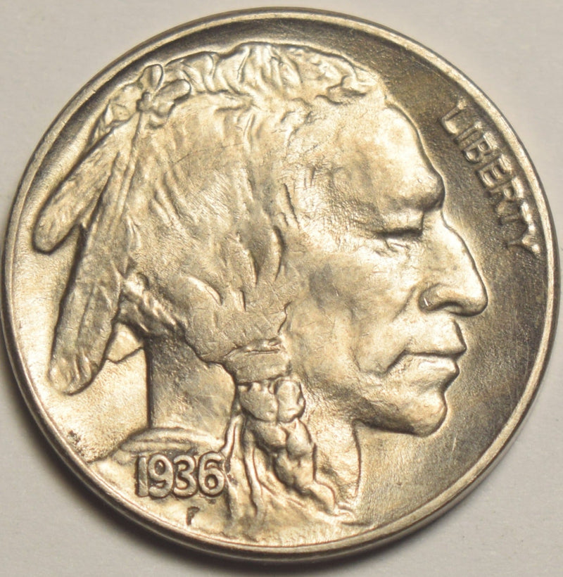 1936-S Buffalo Nickel Choice Brilliant Uncirculated