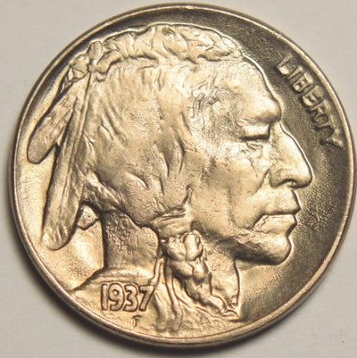 1937-D Buffalo Nickel Gem Brilliant Uncirculated