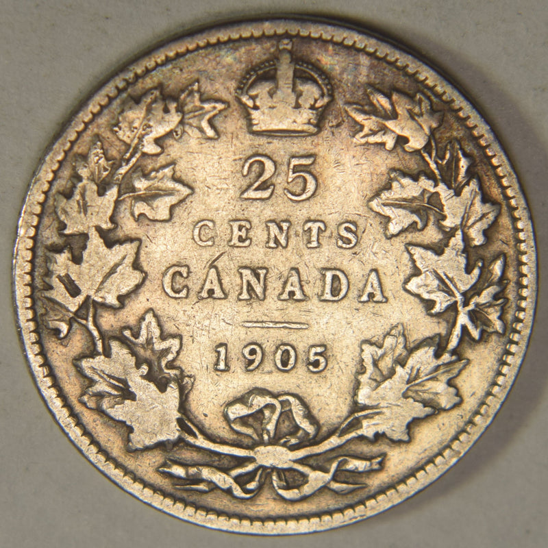 1905 Canadian Quarter Fine