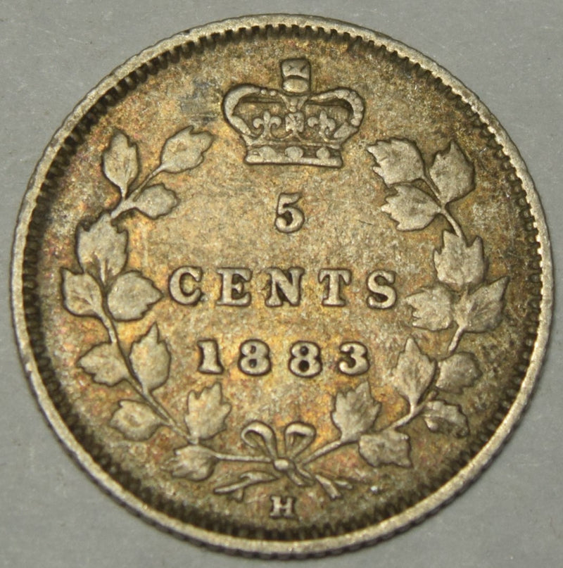 1883-H Canadian 5 Cents . . . . Very Fine