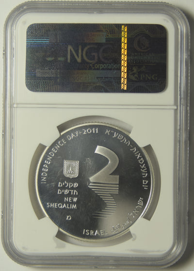 2011 Israel Dead Sea 1 oz. Silver Medal . . . . NGC PF-69 Ultra Cameo