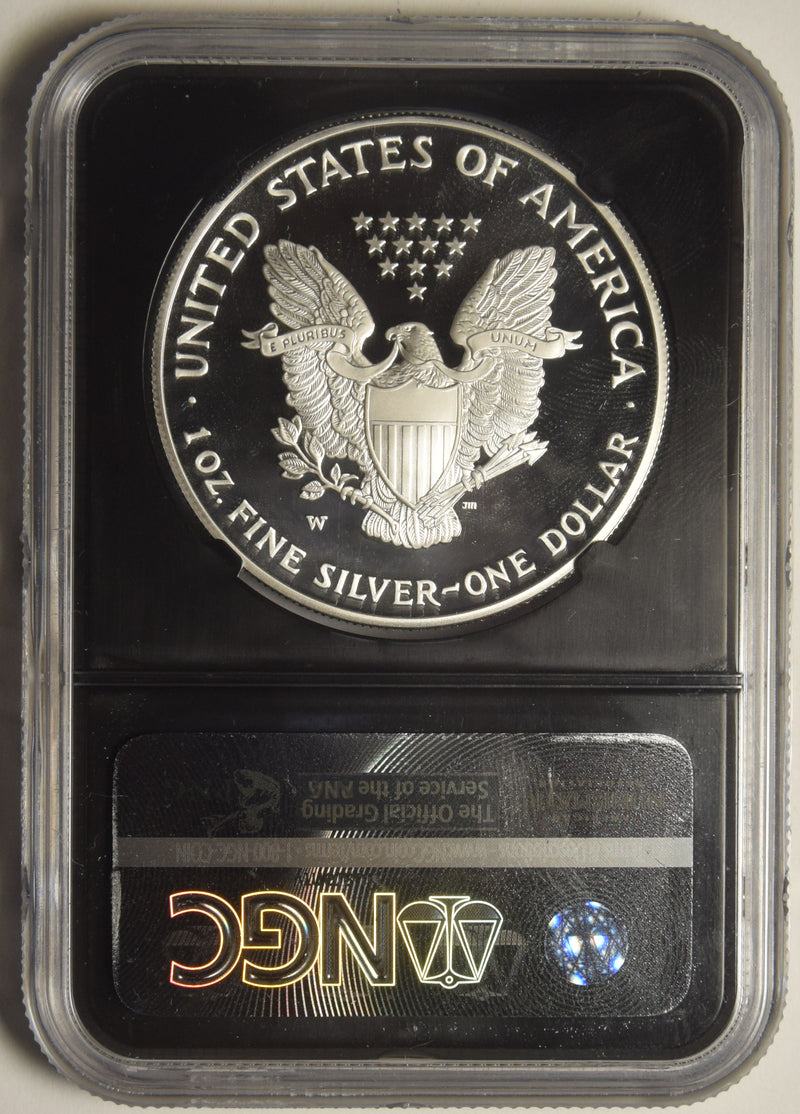 2005-W Silver Eagle . . . . NGC PF-69 Ultra Cameo Retro Black Holder