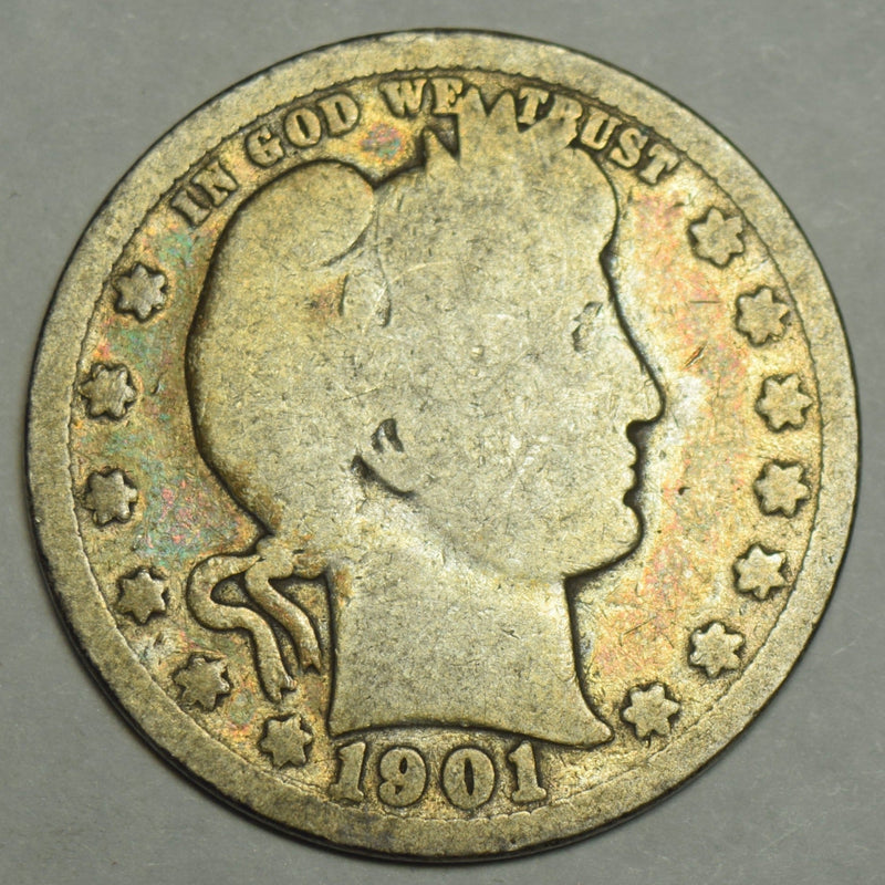 1901 Barber Quarter . . . . Good