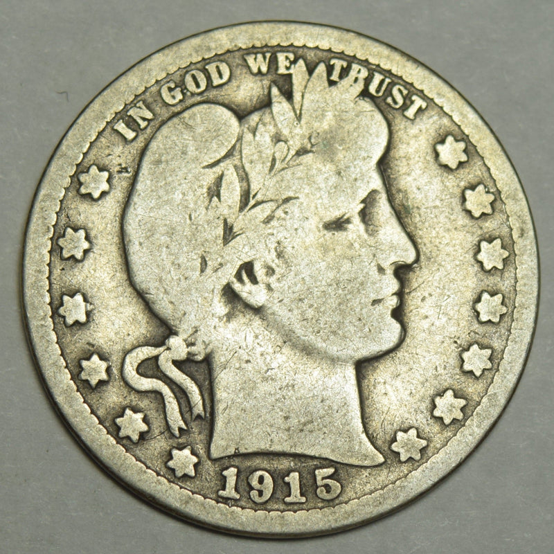 1915-D Barber Quarter . . . . Very Good