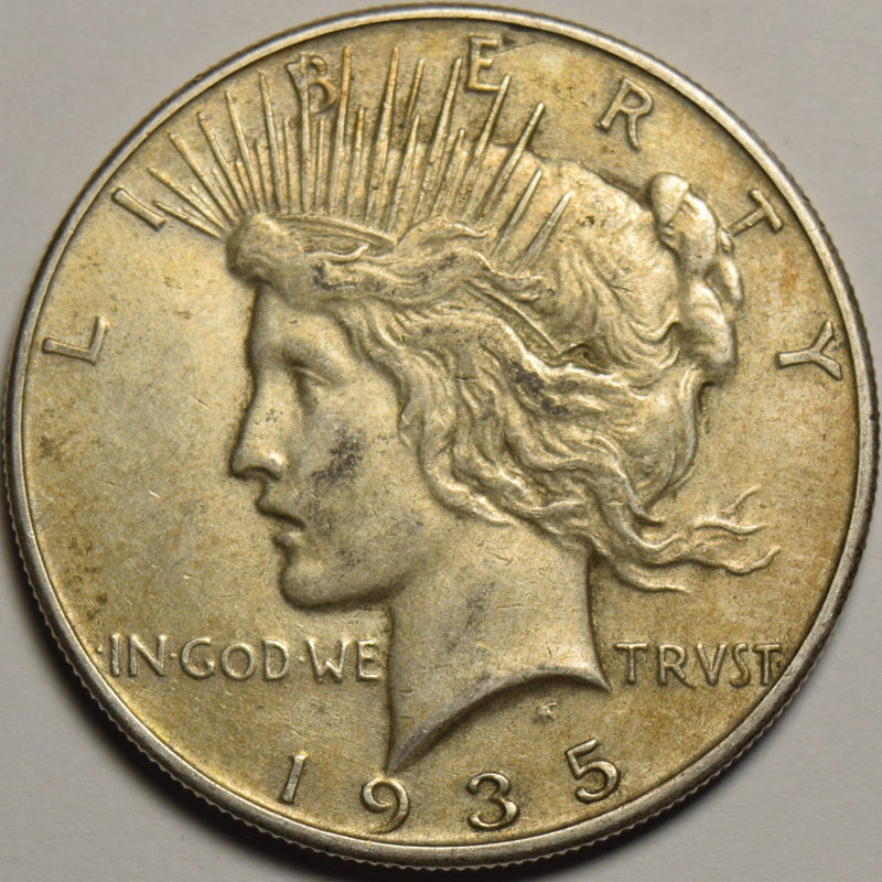 1935 Peace Dollar Extremely Fine